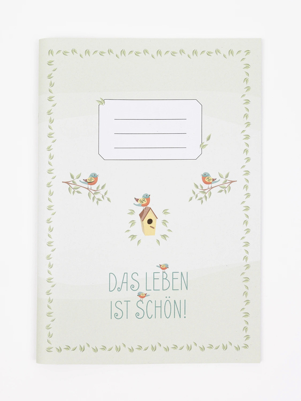 Notizheft A4 - Das Leben ist schön0
