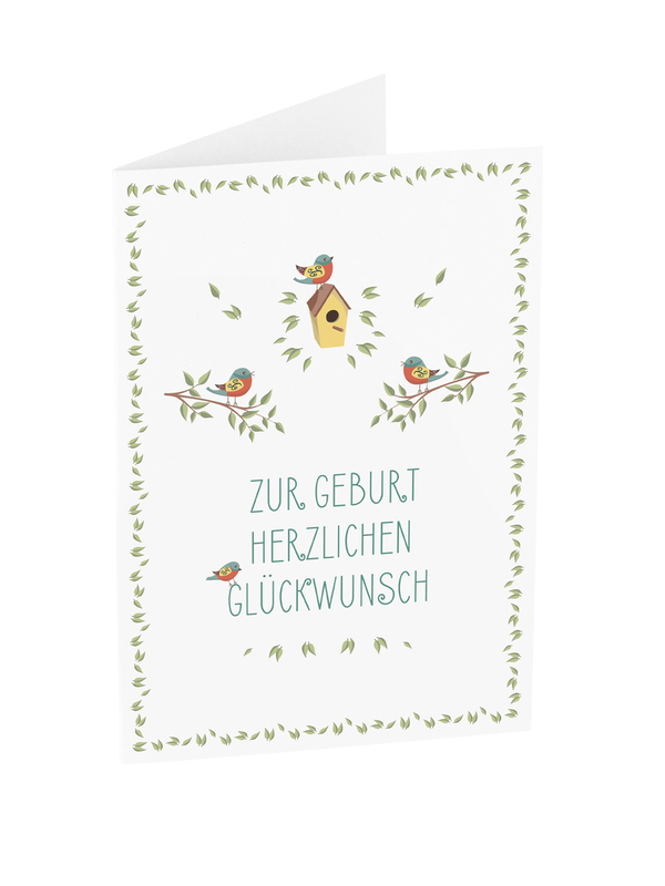 Billett - Zur Geburt Herzlichen Glückwunsch0