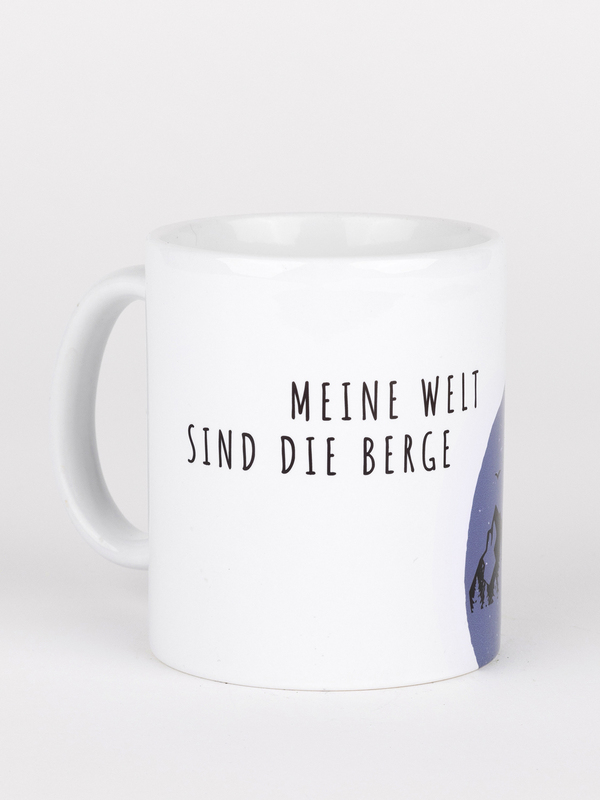 Keramiktasse mit Bergmotiv1