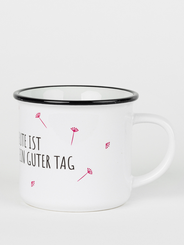 Keramiktasse mit Rand – Heute ist ein guter Tag1