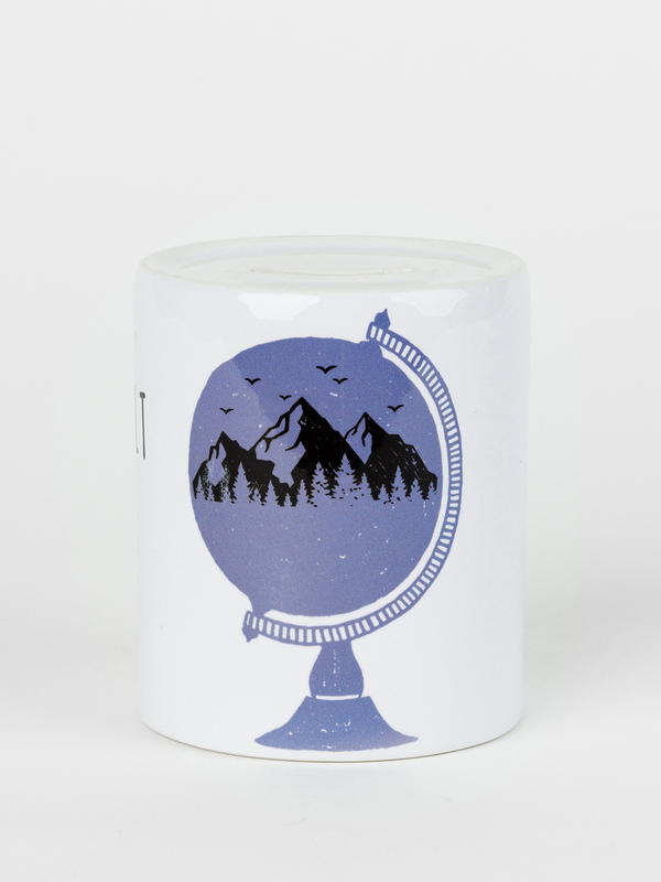 Spardose aus Keramik - Meine Welt sind die Berge2
