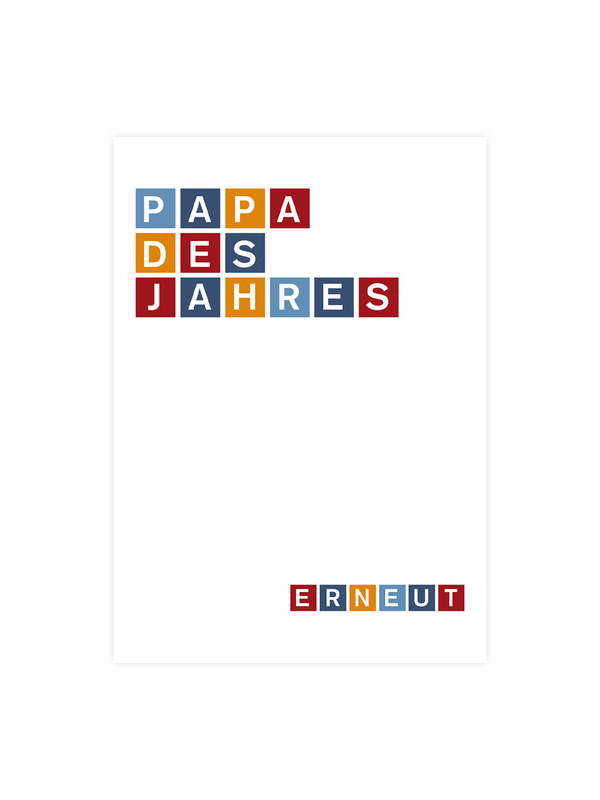 Karte – Papa des Jahres