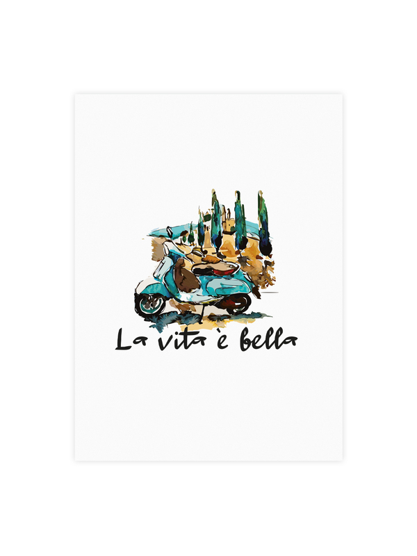 Notizblock A6 - La vita è bella0