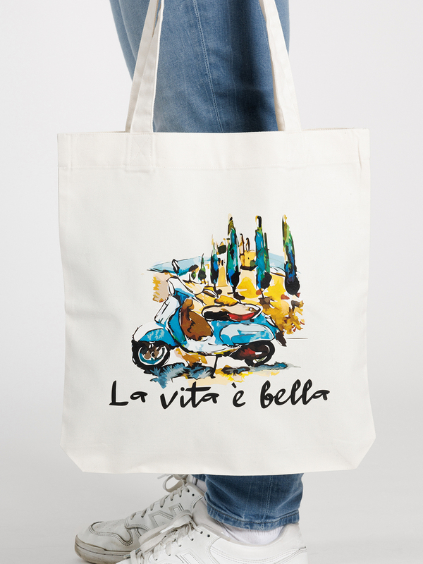 Stofftasche - La vita è bella2