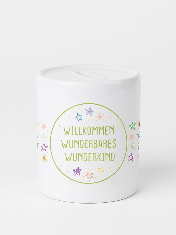 Spardose aus Keramik - Wunderbares Wunderkind0
