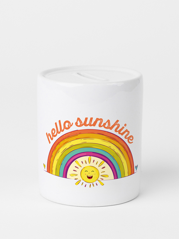 Spardose aus Keramik - Hello sunshine0