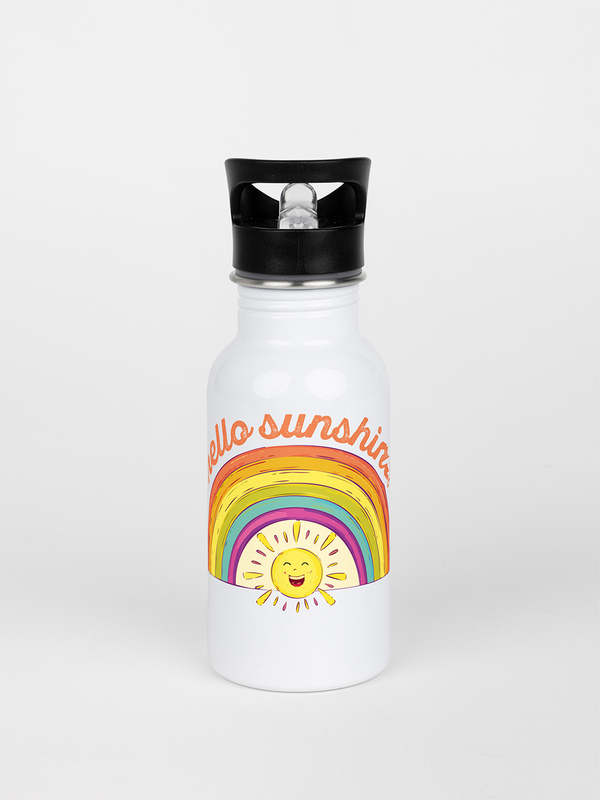 Kinder Trinkflasche aus Edelstahl - Hello Sunshine0