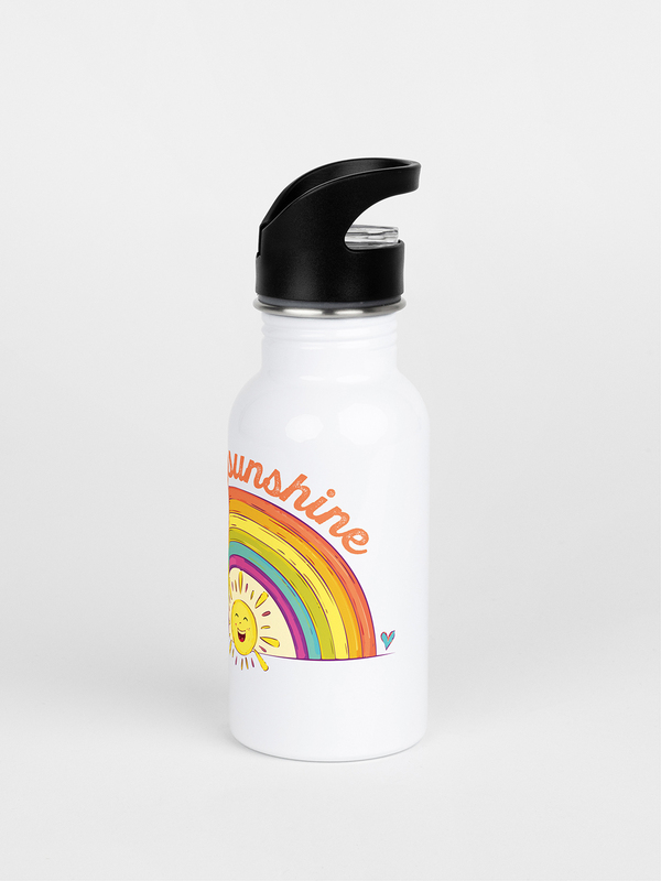 Kinder Trinkflasche aus Edelstahl - Hello Sunshine1