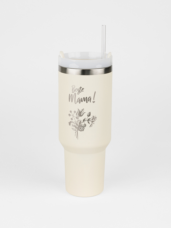 Edelstahl Thermobecher – Beste Mama0