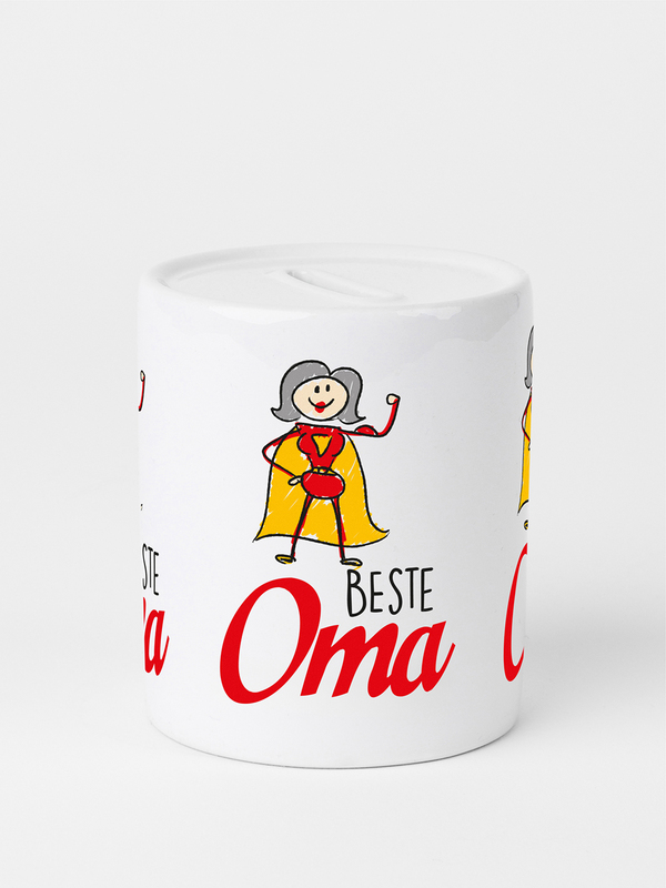 Spardose aus Keramik - Beste Oma0