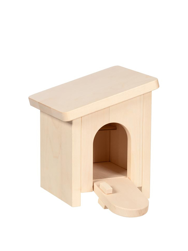 Kleiner Stall mit Hühnern1