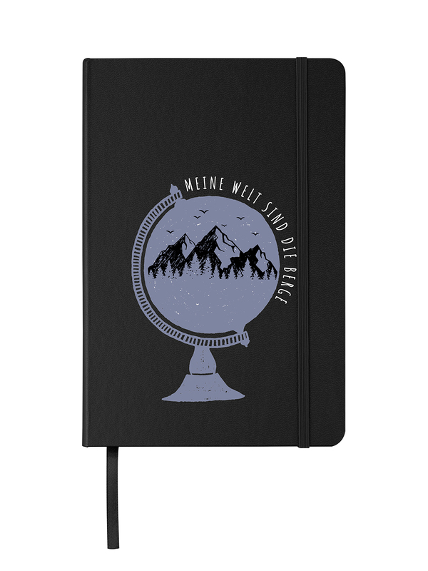 A5 Notizbuch – Meine Welt sind die Berge0