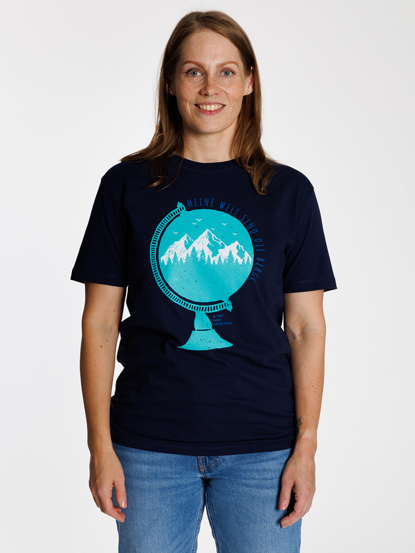 Bio Basic T-Shirt – Meine Welt sind die Berge1