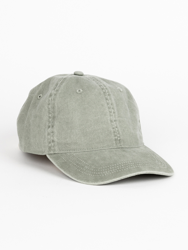 Unisex Kappe – Washed Almond Green0