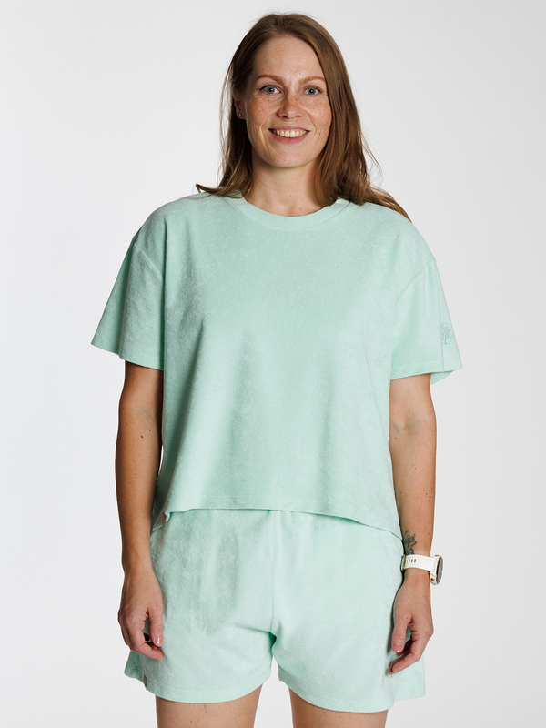 Nachhaltiges Damen T-Shirt aus Frottee0