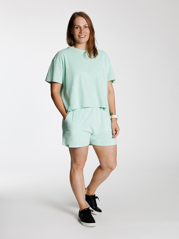 Nachhaltiges Damen T-Shirt aus Frottee2