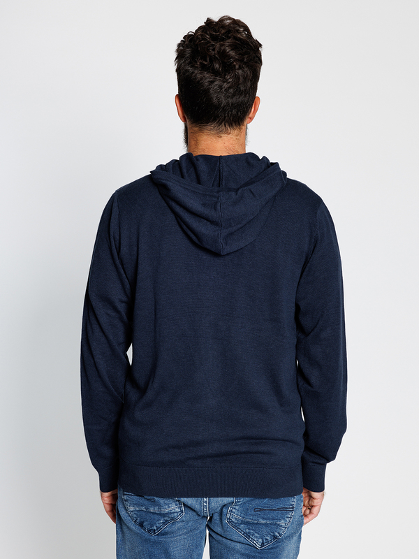 Strickjacke mit Kapuze - L2