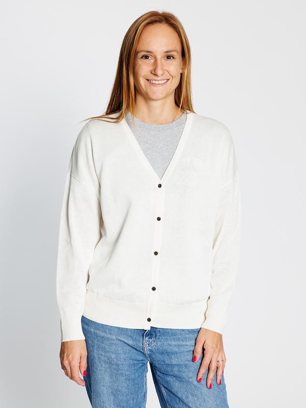 Exklusive Strickjacke aus Bio-Baumwolle und Tencel1