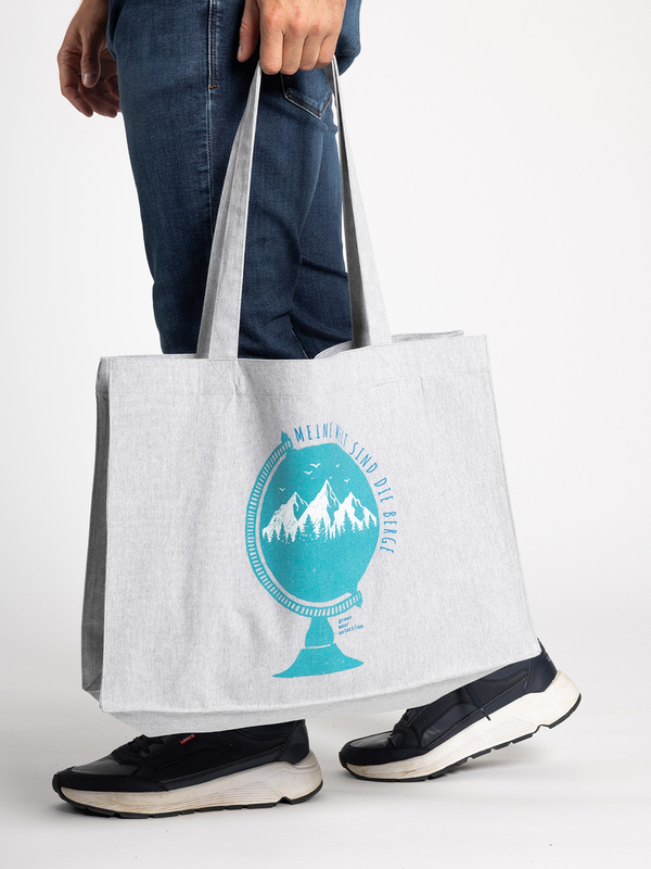 Große Stofftasche mit Bergmotiv - OneSize3